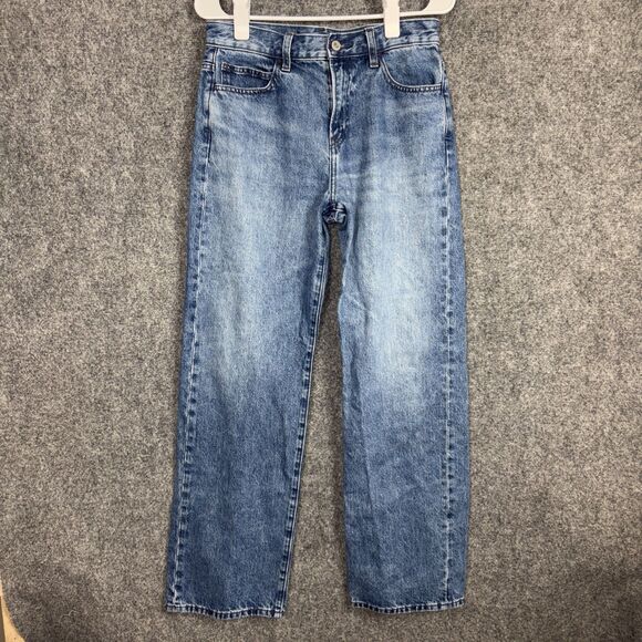Uniqlo JW Anderson Jeans Womens Size 26 Blue Straight - Picture 1 of 9